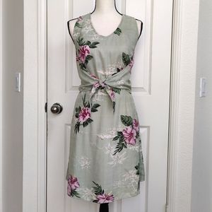 Women's Tommy Bahama Sage Floral Tie Front Dress